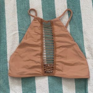 Acacia Swimwear High Neck Bikini Top (S) Topless